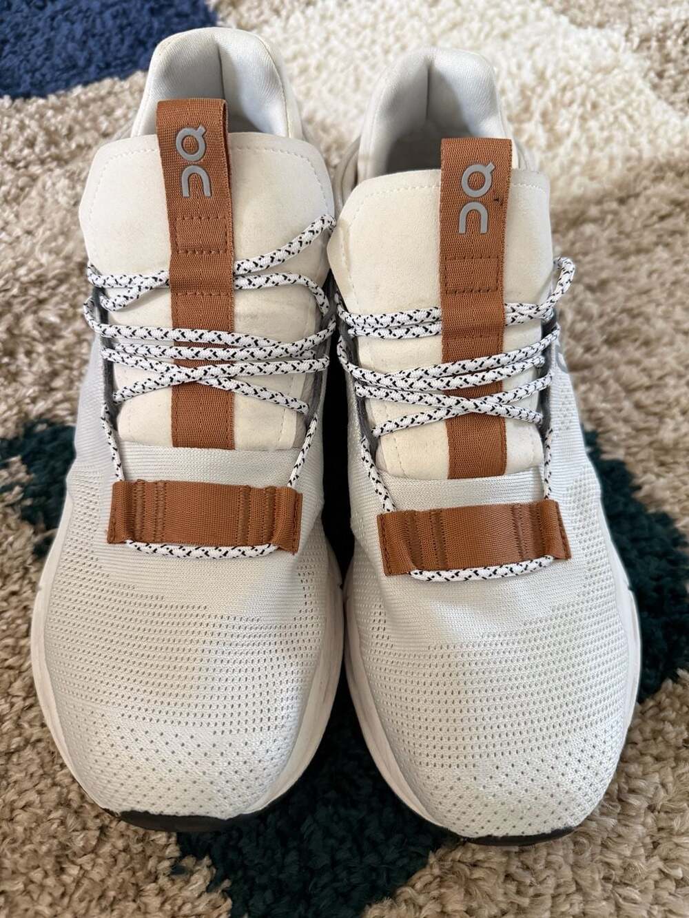 On Running Cloudnova White Pearl Sneakers Men's Size 9